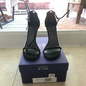 Stuart Weitzman Nudist in Goose Bump